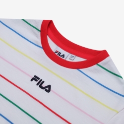 Fila Gelato Round - Tytön Poolopaita - Valkoinen | FI-55746